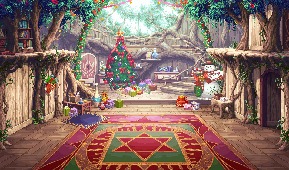 韩服赛丽亚圣诞新房间新衣服 新NPC圣诞装分